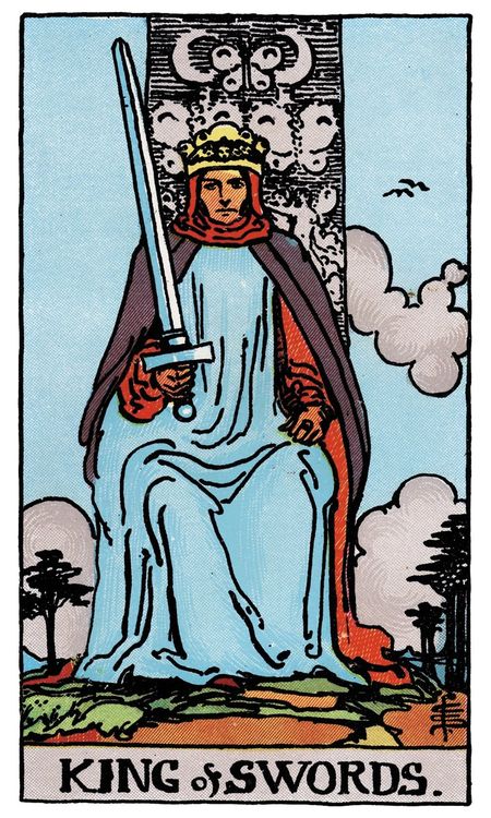 ไพ่ King of Swords (ราชา (King)แห่งดาบ)